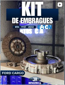 [104502BR-2] KIT DE EMBRAGUE FORD CARGO 815/816 EATON ORIGINAL